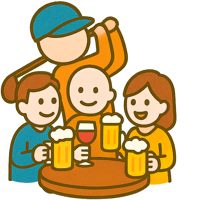 懇親会・イベントのイラスト